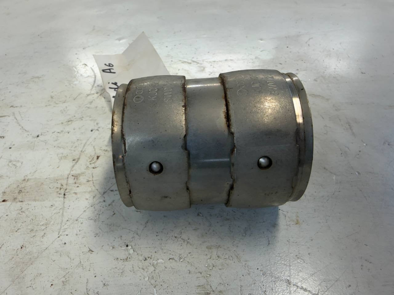 2019-2024 Audi A6 Exhaust Pipe Sleeve Clamp Connector OEM 8W0253141A Used