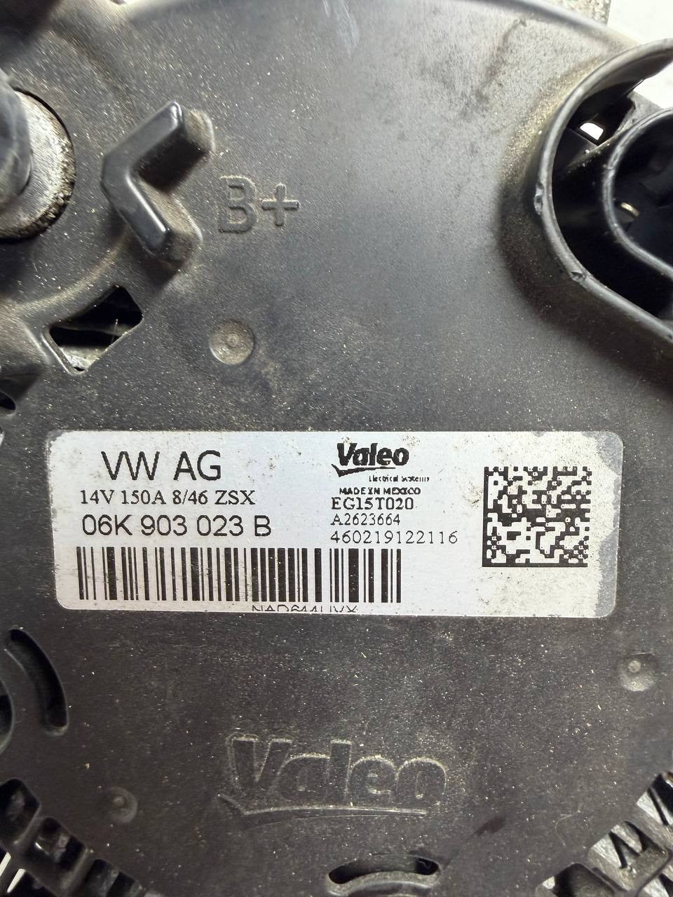 2016 Volkswagen Passat Alternator Generator 06K903023B OEM Used