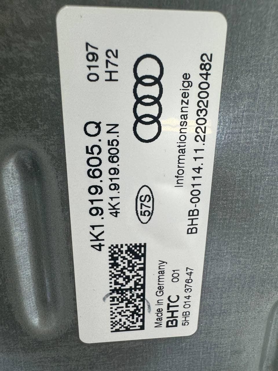2023 Audi A6 Navigation Radio Display 4K1919605Q OEM Used