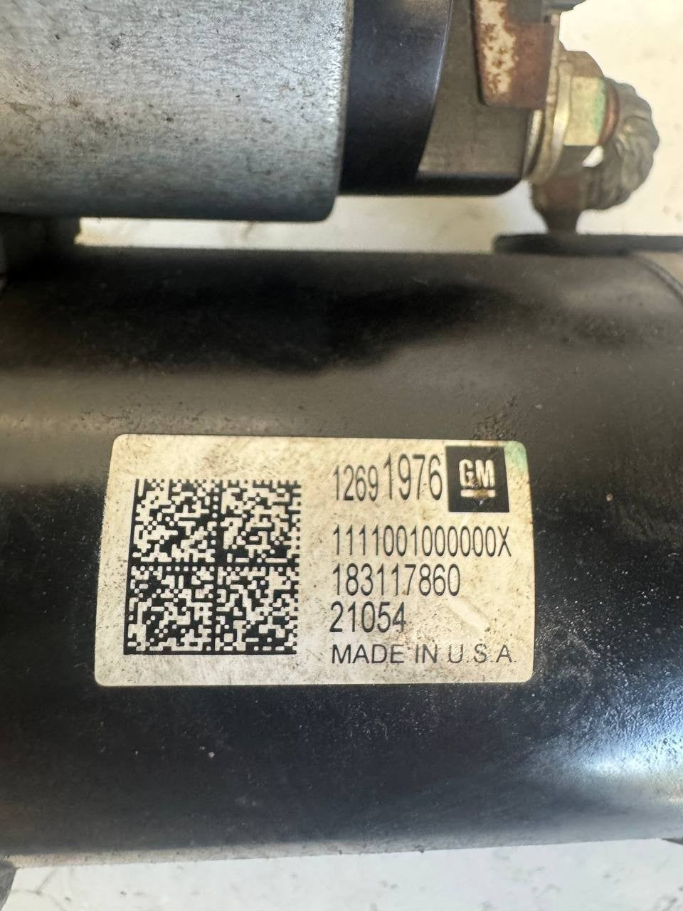2021-2024 Isuzu NPR Starter Motor Assembly 183117860 OEM Used