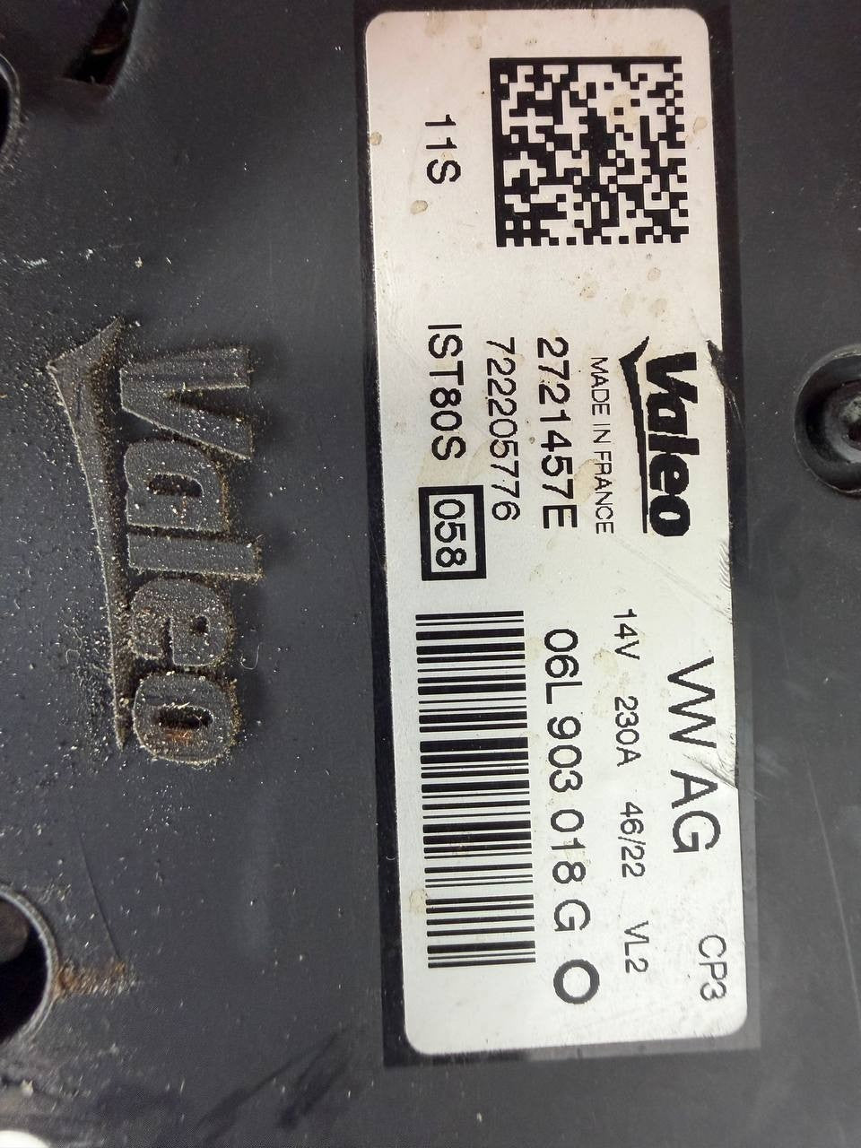 Audi A6 2023 Alternator Generator 06L903018G OEM Used