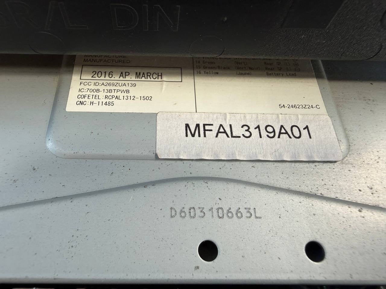 2012-2020 International AM/FM CD Player Radio Head Unit Assembly 8-98170-708-0