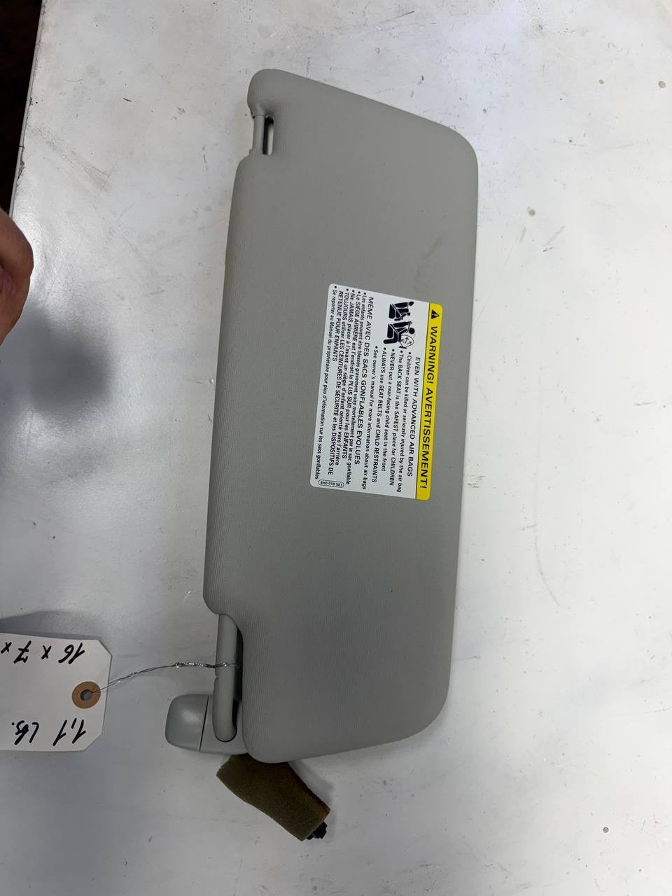 2020 VW Passat Passenger Right Sun Visor RH OEM Used