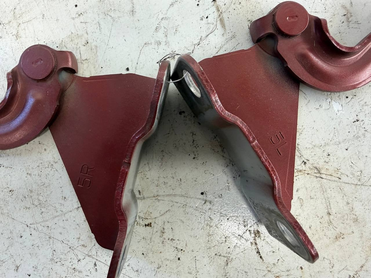 2012 Mazda cx9 Hood Hinge Set LH RH OEM Used