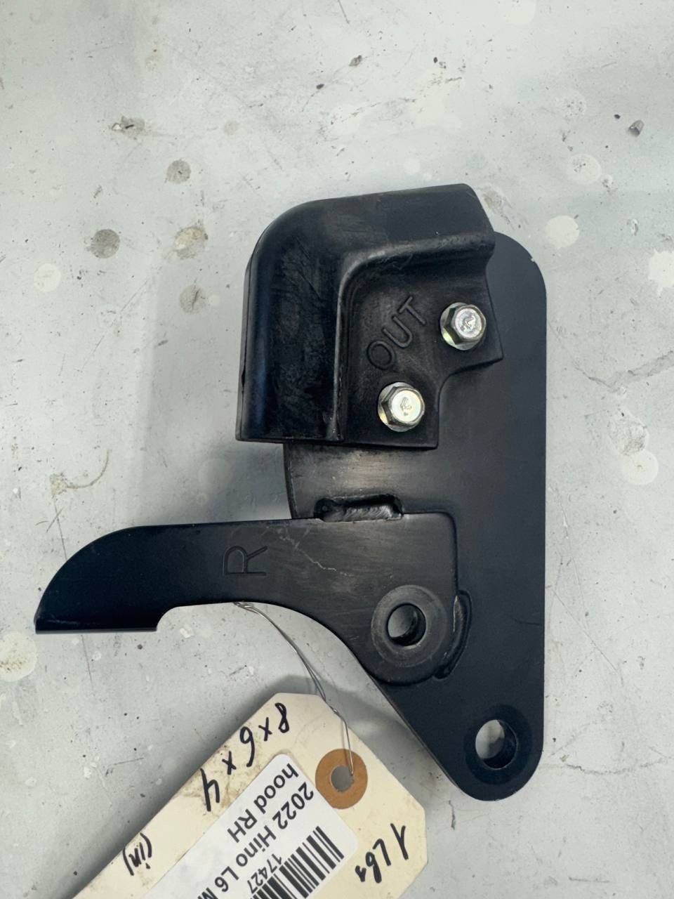 2022 Hino L6 RH Engine Hood Mount Bracket OEM Used
