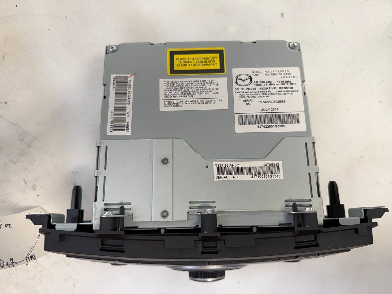 2014 Mazda cx9 MP3 CD Radio Receiver TE9166AR0B OEM Used