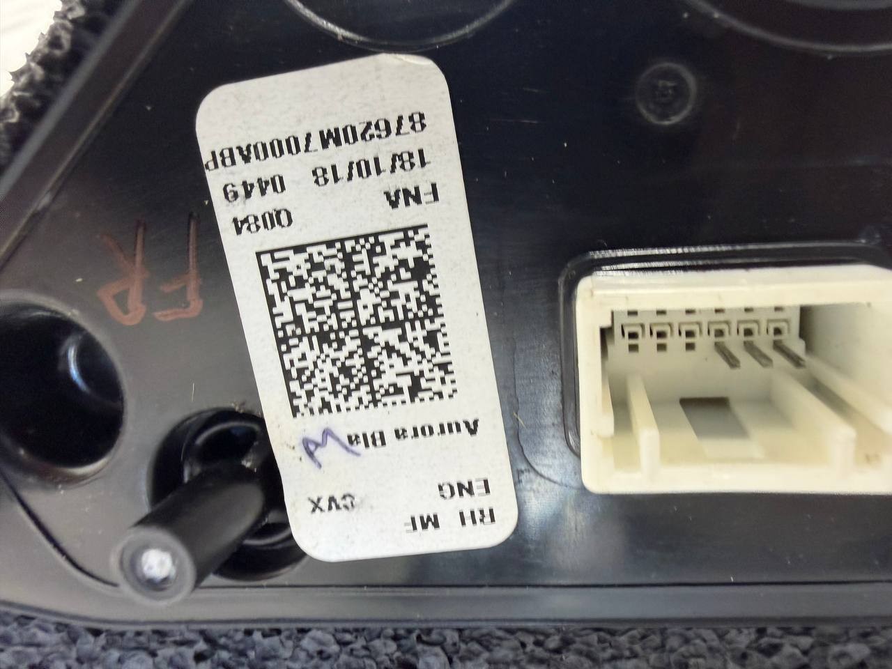 Kia Forte 2019 Right Side Door Mirror RH Power Heated 87620M7000ABP OEM Used