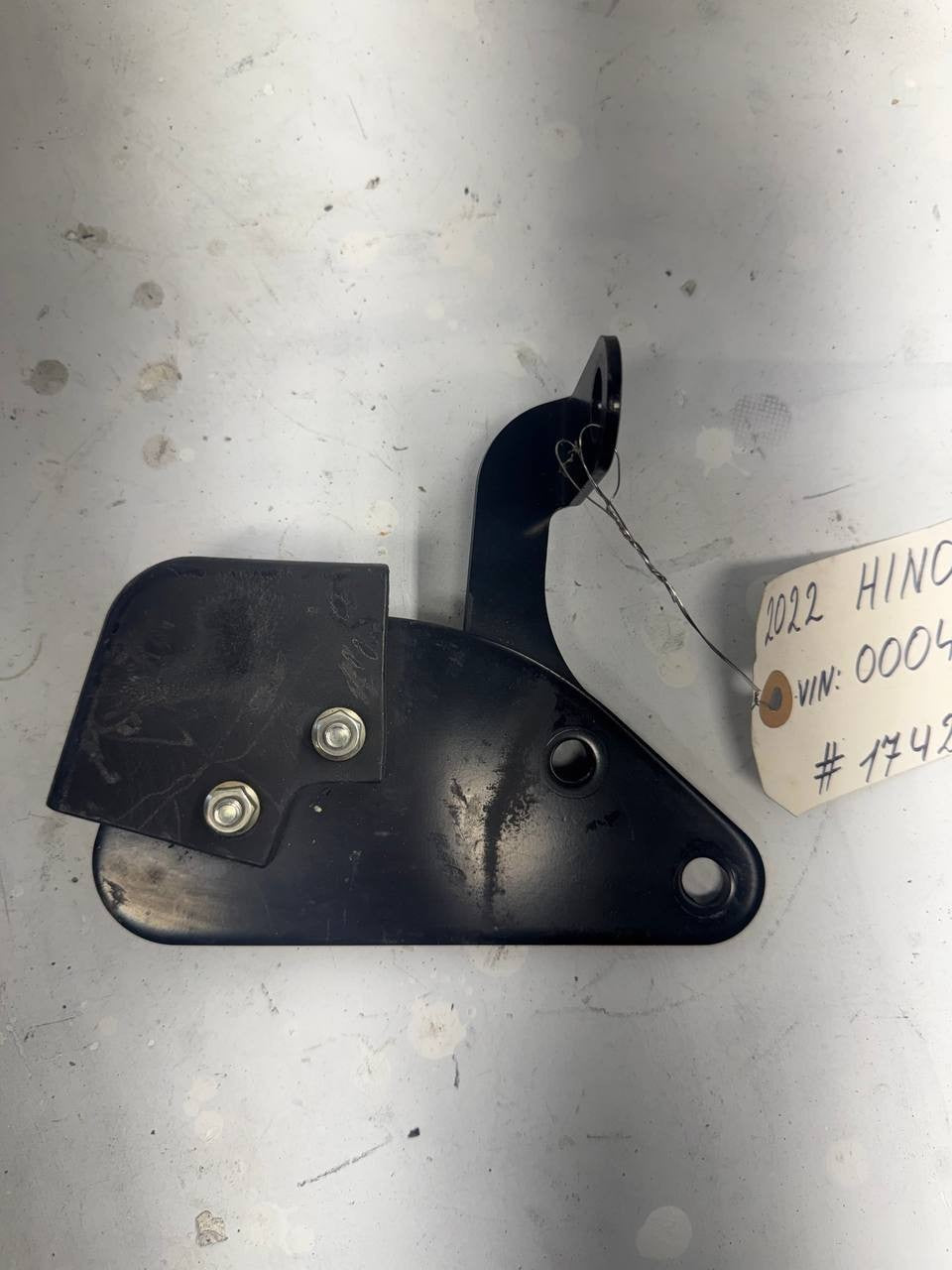 2022 Hino L6 RH Engine Hood Mount Bracket OEM Used