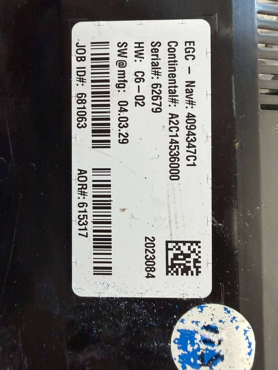 International MV607 Instrument Cluster A2C14536000 OEM Used