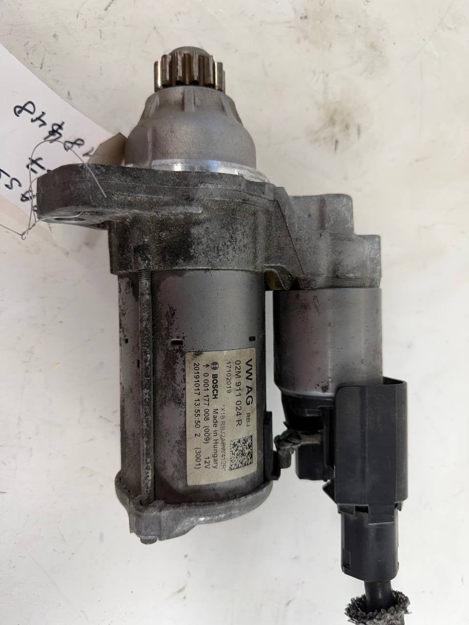 2020 Volkswagen Passat Starter Motor 02M911024R OEM Used