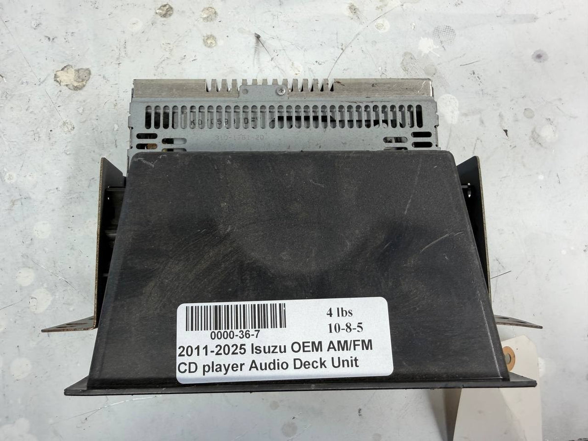 2008-2018 Isuzu Clarion AM/FM CD Player Radio Head Unit Assembly 8-98170-708-0