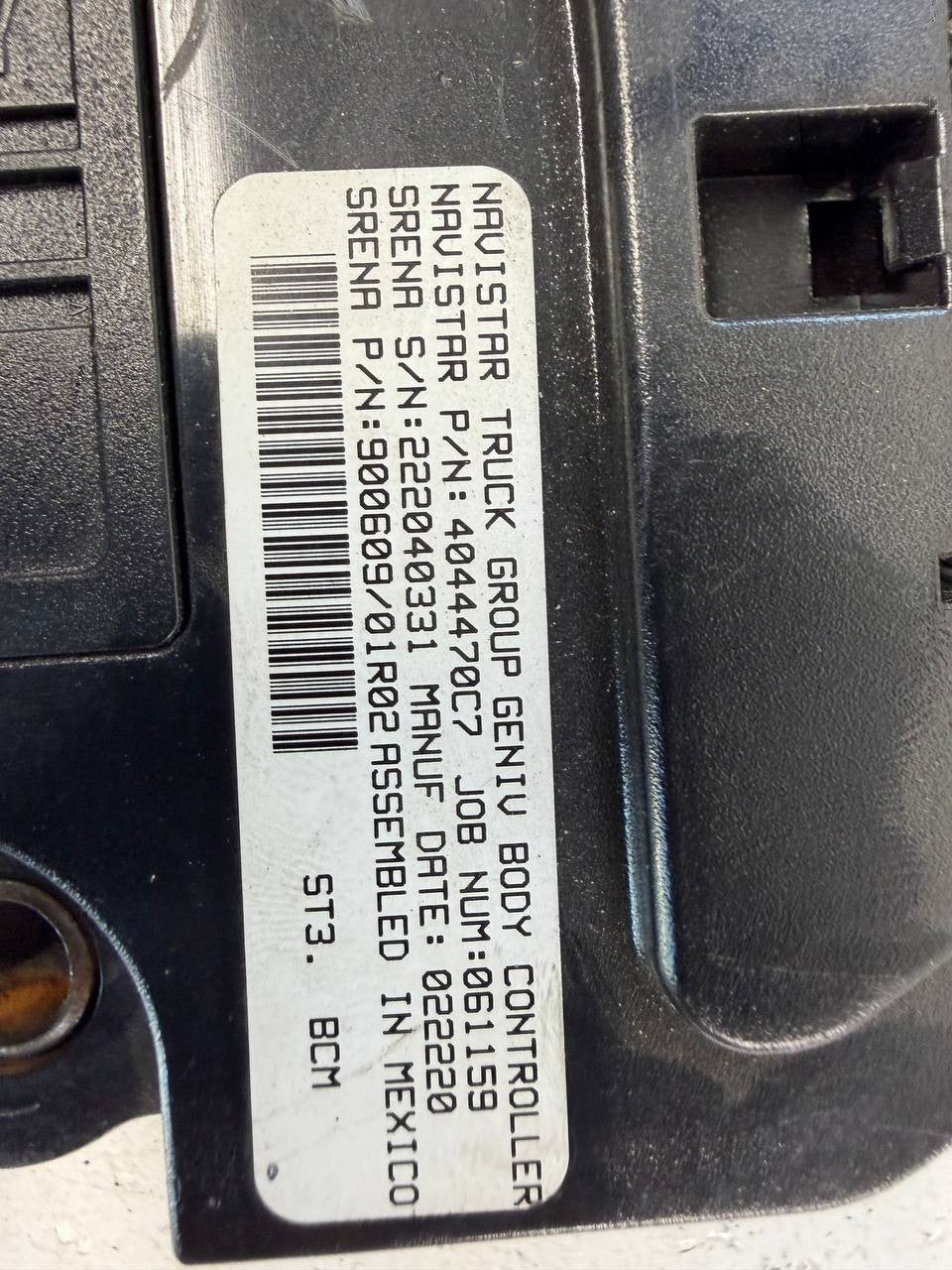 International Cab Control Module 900609/01R02 OEM Used