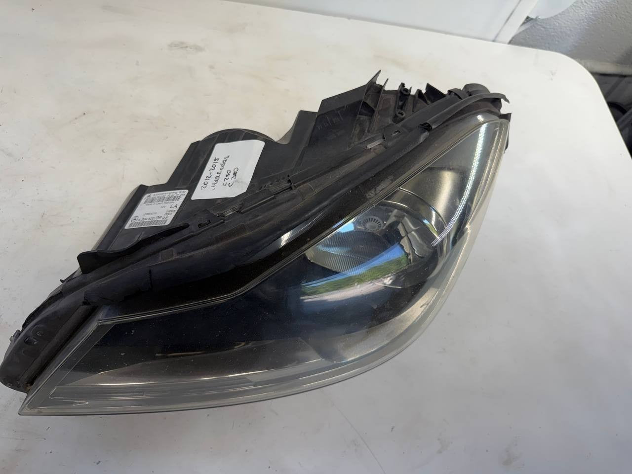 Mercedes-Benz C-Class C250 C350 2012-2015 Left Headlight Headlamp OEM Used