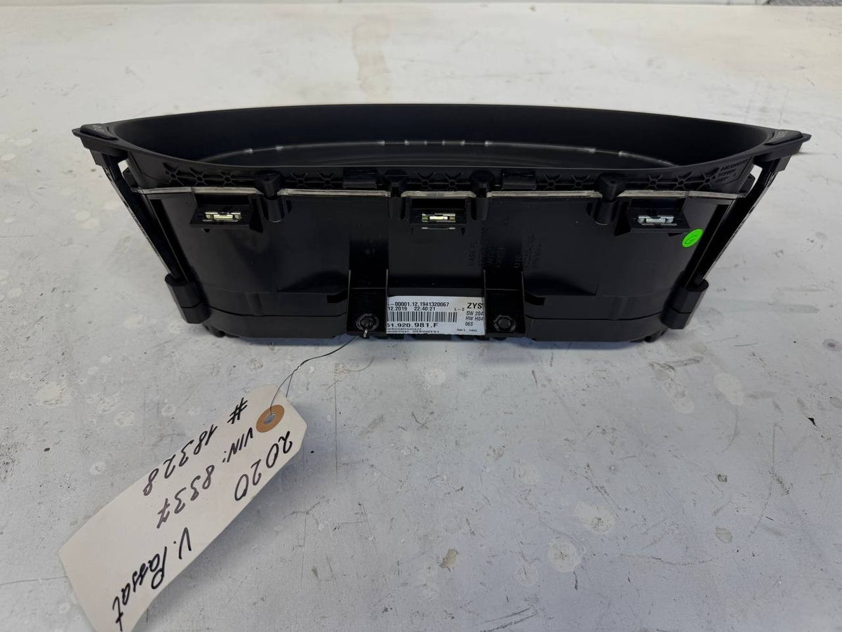 2020 Volkswagen Passat Instrument Cluster Speedometer 561920981F OEM