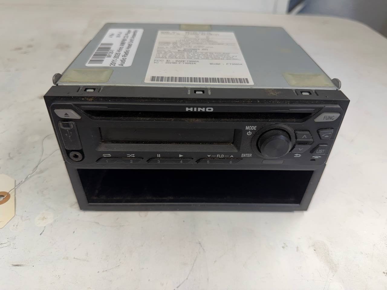 2011-2020 Hino OEM AM/FM Radio Receiver Assembly 86120-E0170 OEM