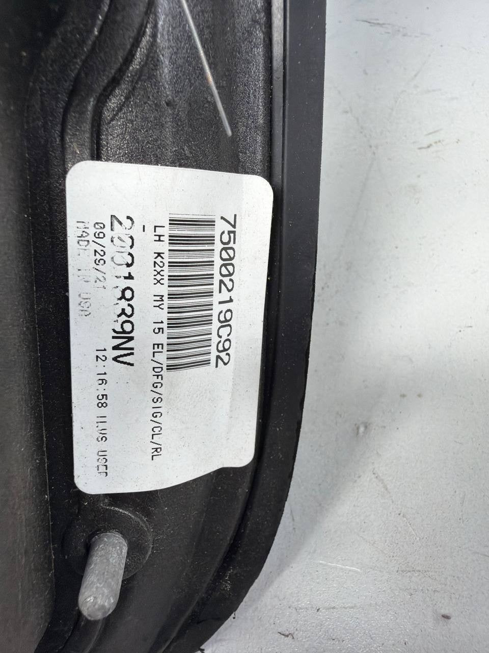 Chevy Silverado Left Side Mirror Power Heated 7500219C92 OEM Used