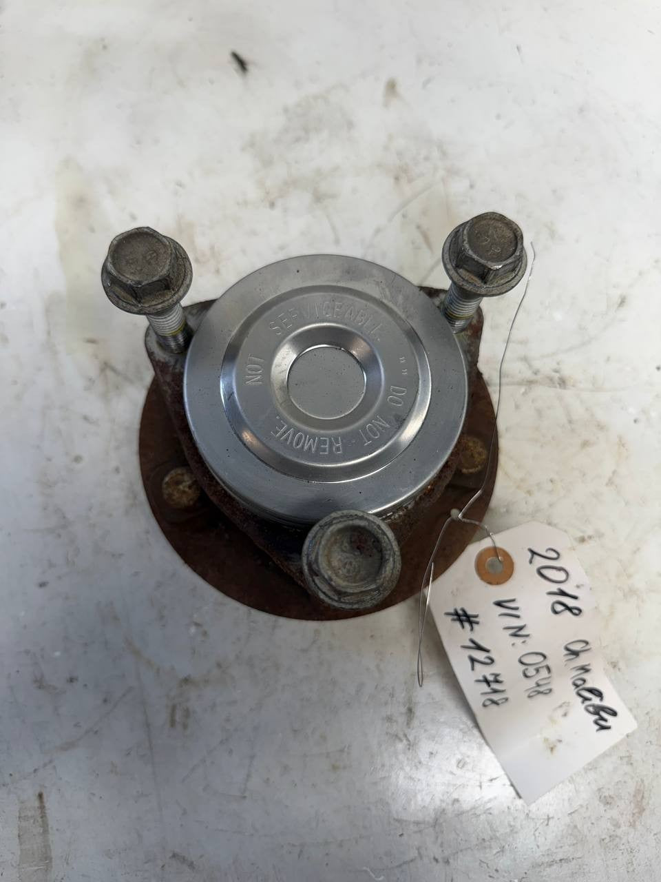 2018 Chevrolet Malibu Rear Wheel Hub Bearing Assembly OEM 2410400000000N Used