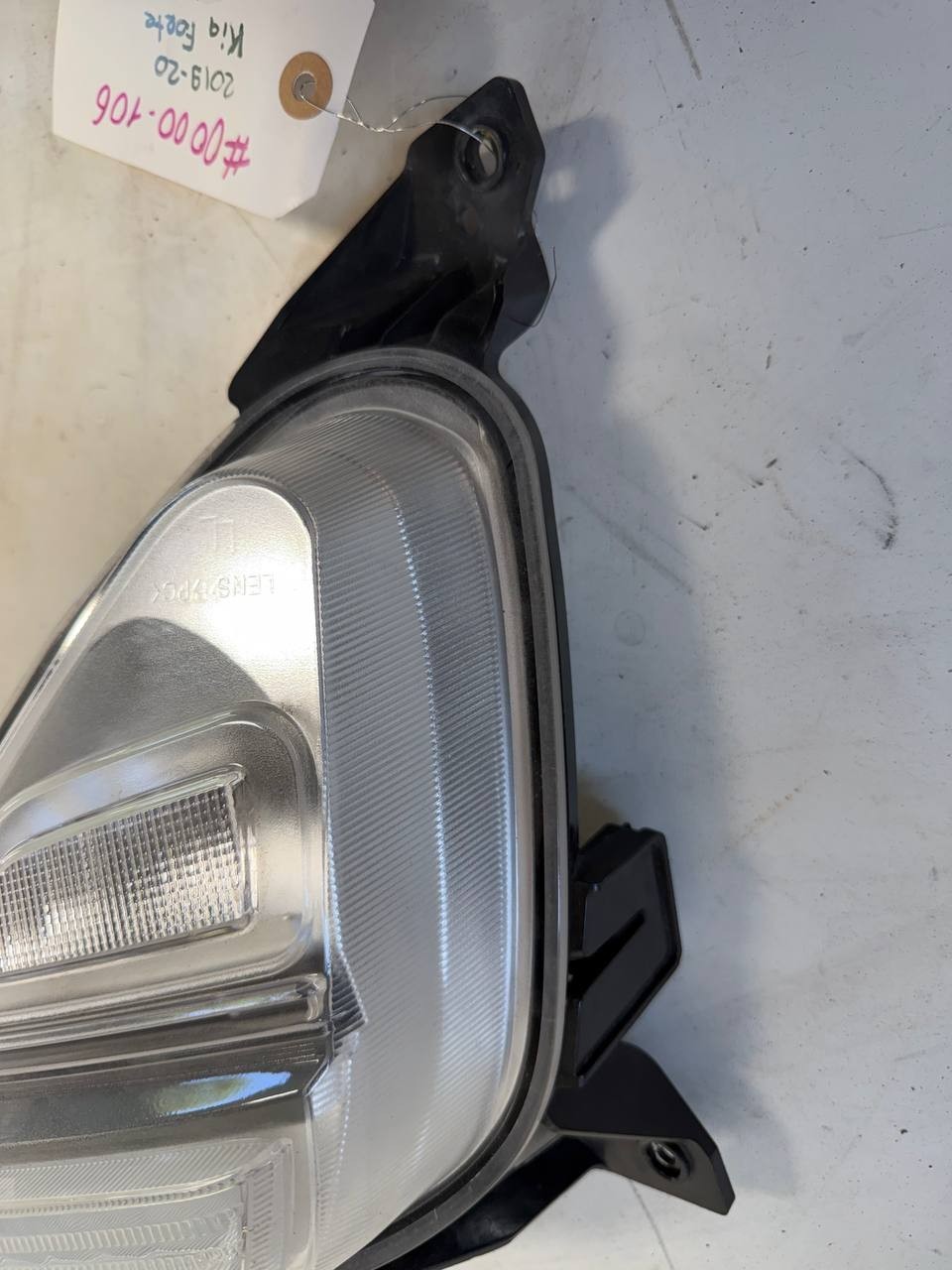 Kia Forte 2019 Left Side Fog Light Lamp LH New Aftermarket