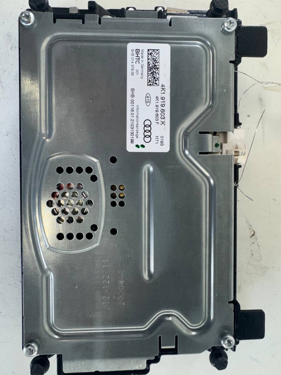 2021 Audi A6 Navigation Radio Display 4K1919603K OEM Used