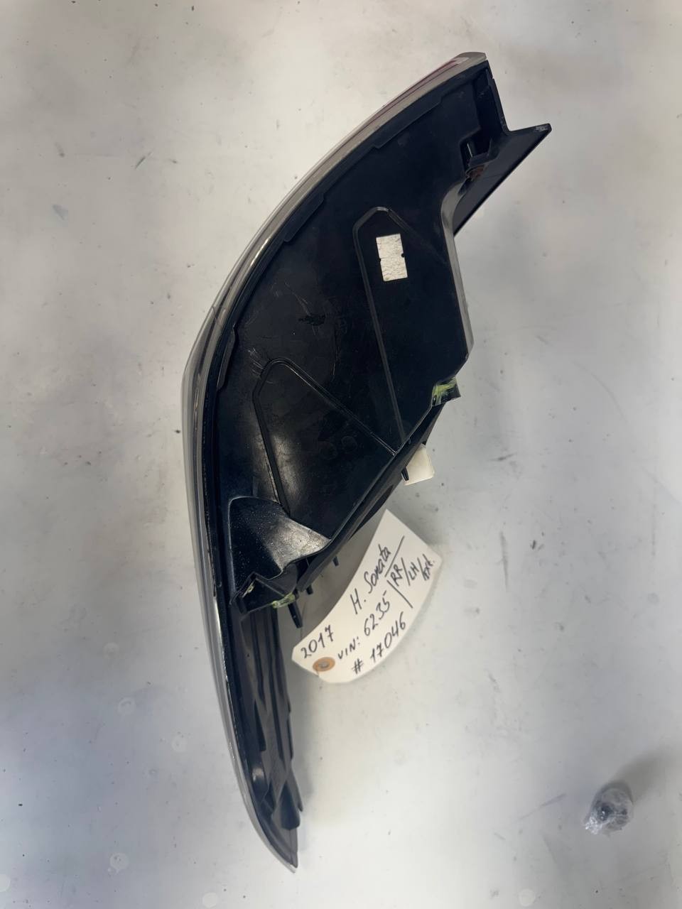 2017 Hyundai Sonata Rear Left Inner Tail Light Trunk Lid Lamp OEM Used