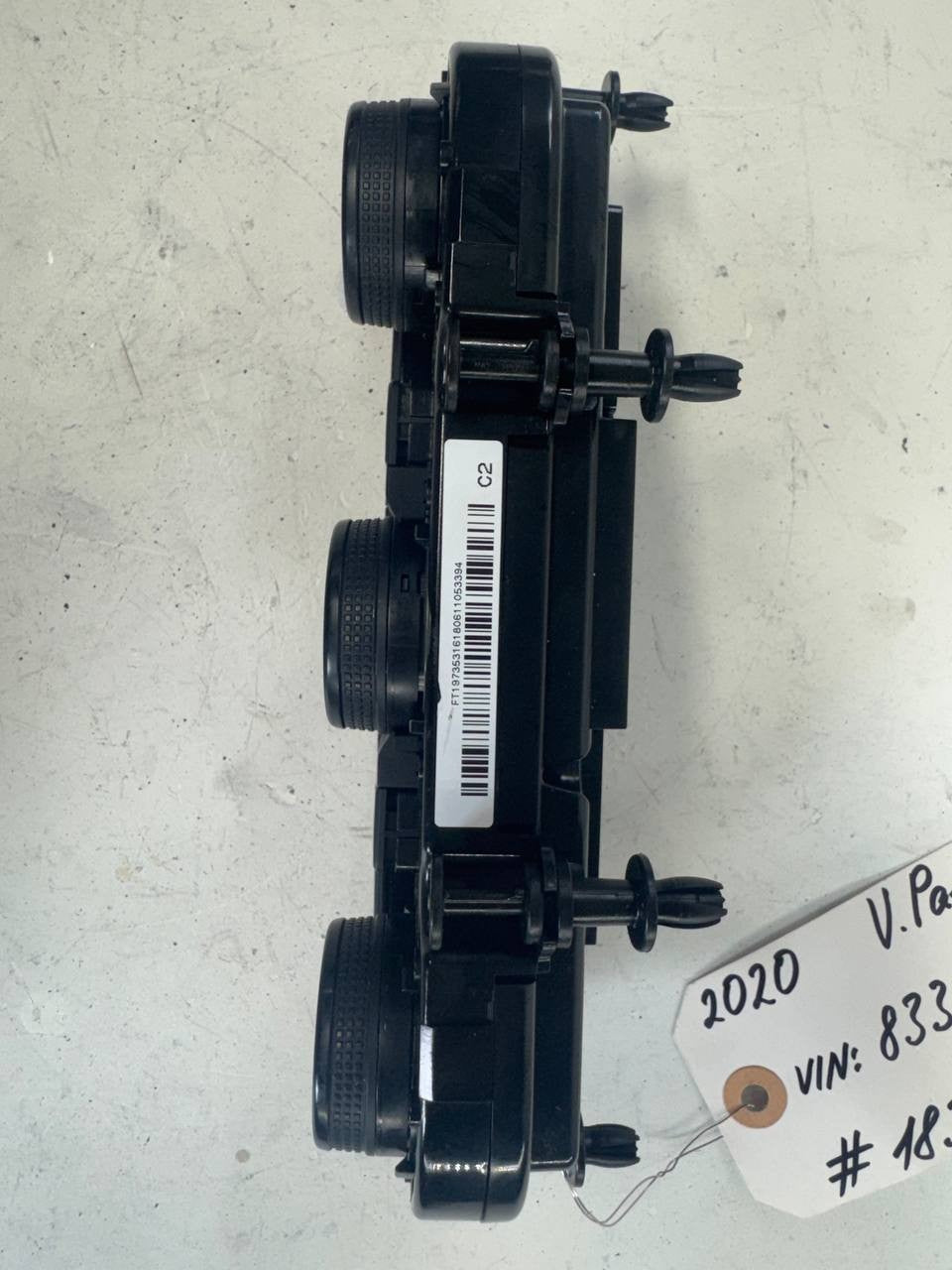 2020 Volkswagen Passat Climate Control A/C Heater Control Panel 5HB01234412 Used