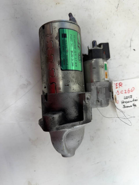 2017 Hyundai Sonata Starter Motor 361003C260 OEM Used