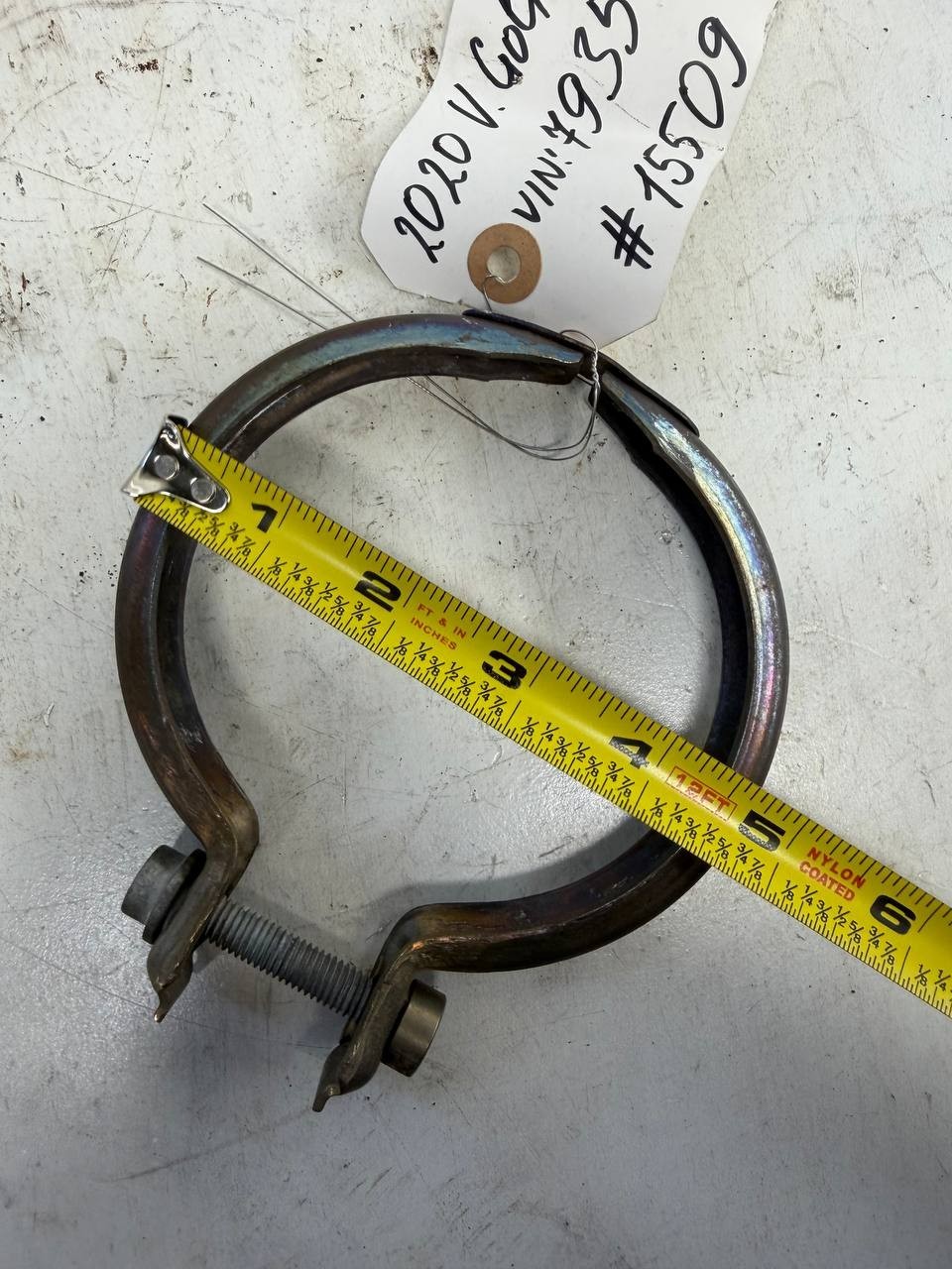 Volkswagen VAG Front Exhaust Clamp 5Q0-253-725G OEM Used