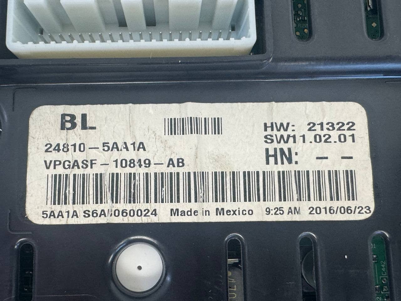 2017 Nissan Murano SL Instrument Cluster 24810 - 5AA1A OEM