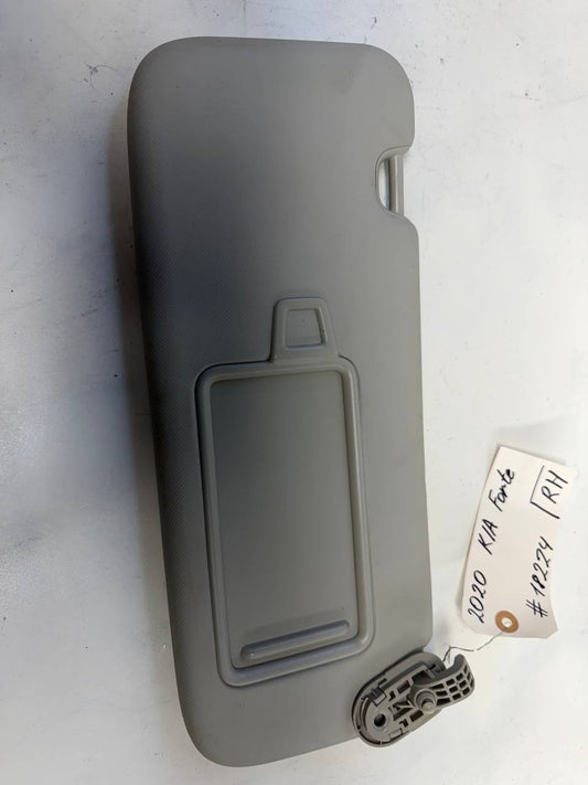 2020 Kia Forte Passenger Right Sun Visor RH OEM Used