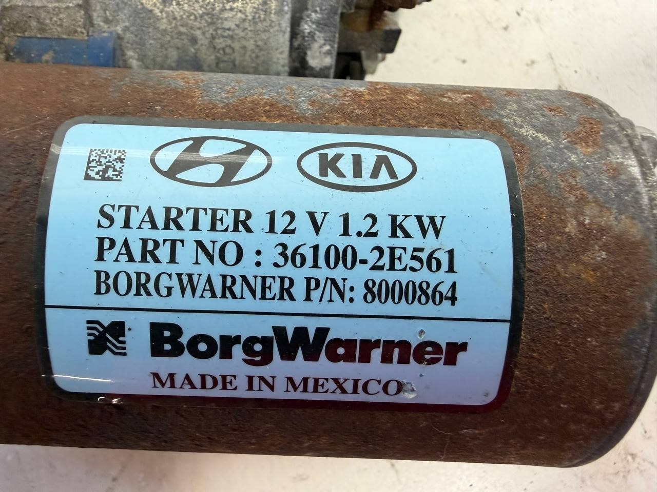 2019 Kia Forte Starter Motor 361002E561 OEM Used