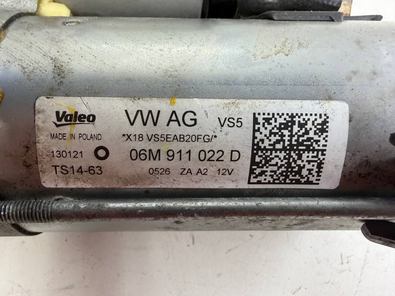 Audi A6 2021 Starter Motor 06M911022D OEM Used
