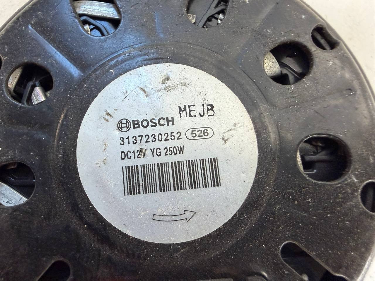 Kia Cadenza 2017 Radiator Cooling Fan Motor 3137230252 OEM Used