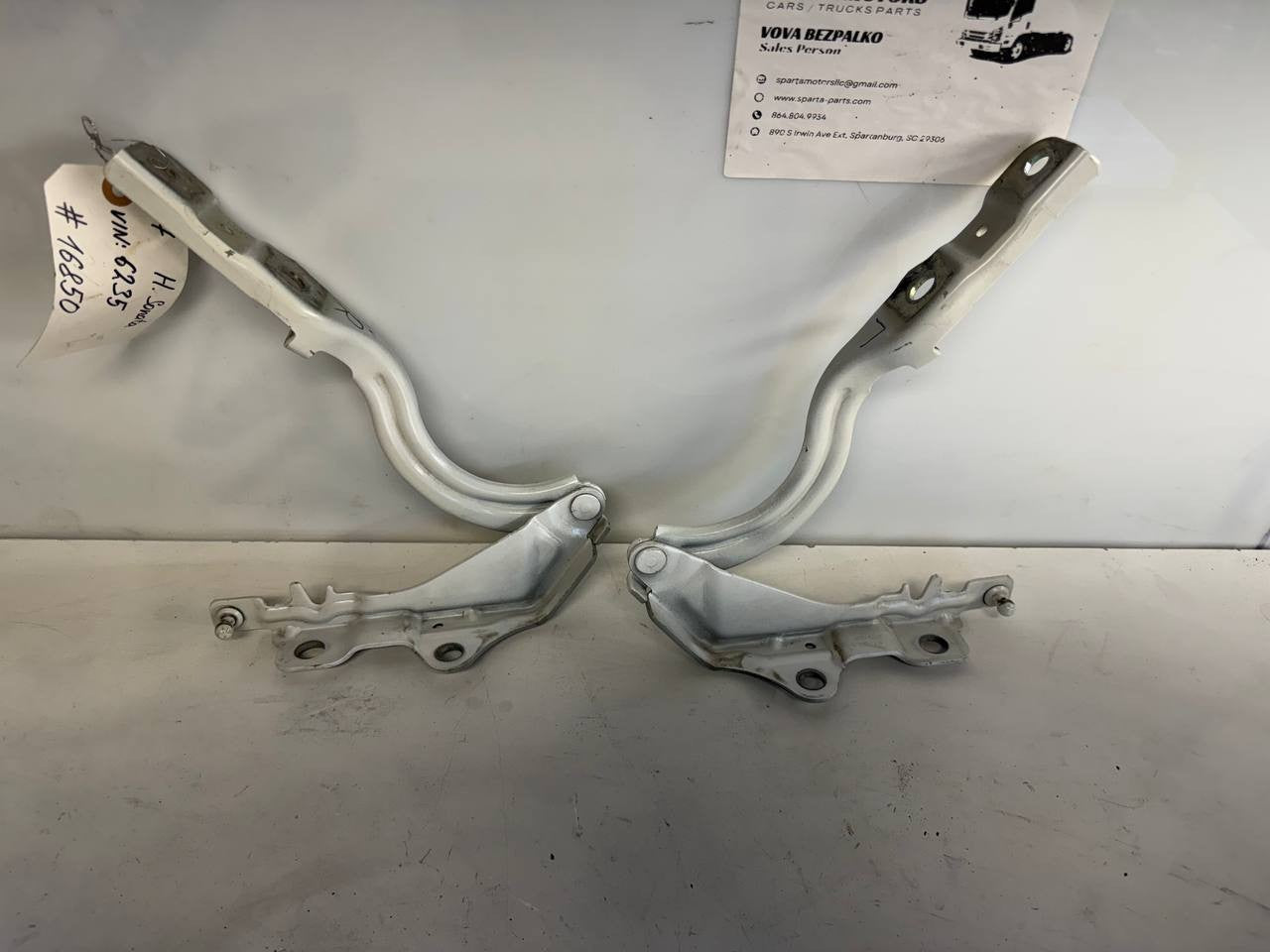 Hyundai Sonata 2017 Hood Hinge Set LH RH OEM Used