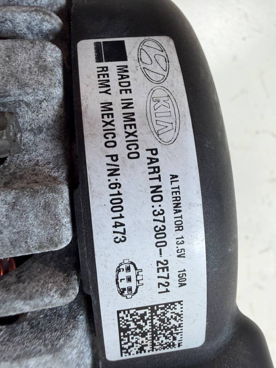 2019 Kia Forte Alternator Generator 373002E721 OEM Used