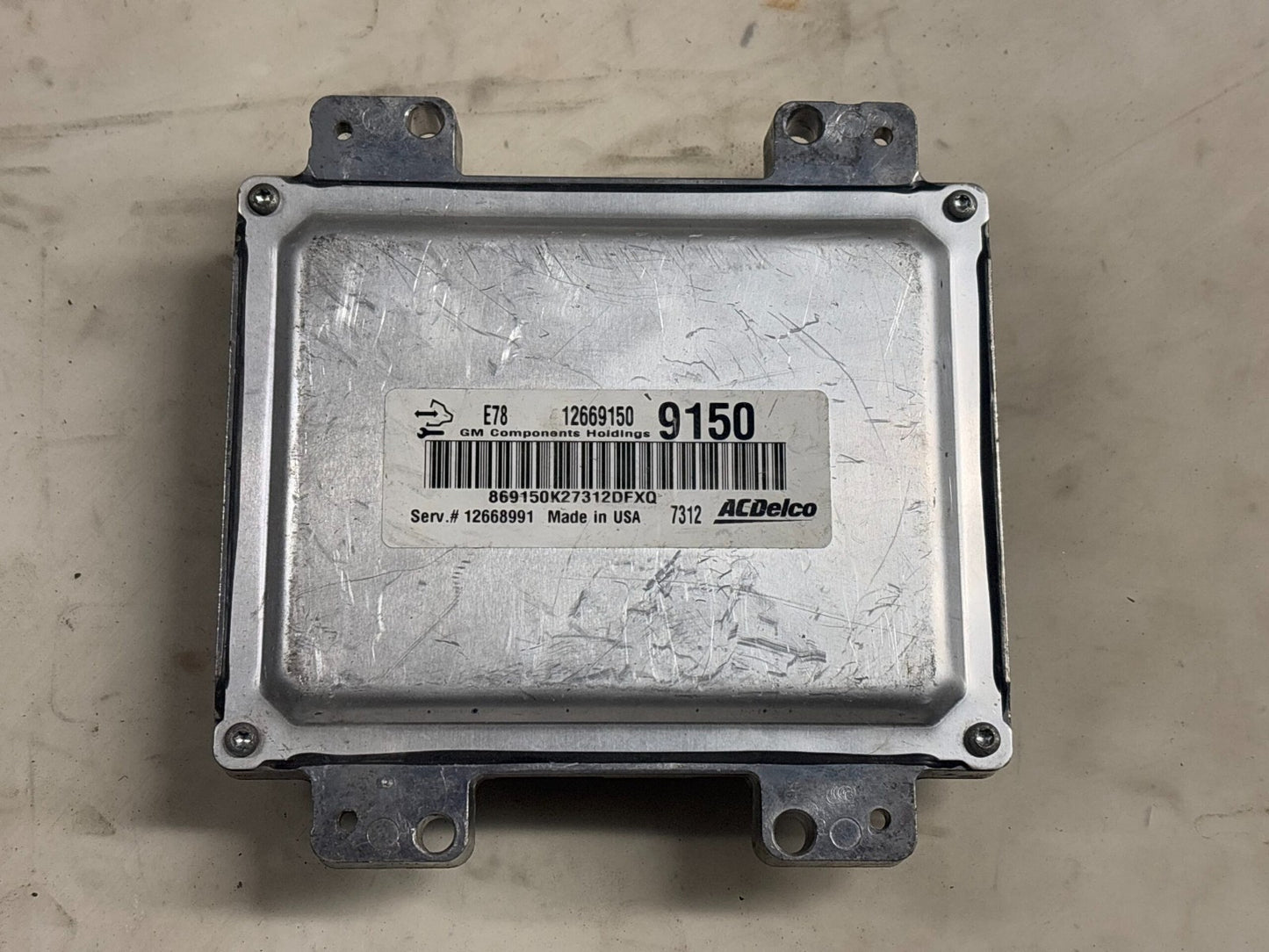 OEM Isuzu NPR NPR-HD Chevrolet  ECM ECU E78 6.0 Gas engine