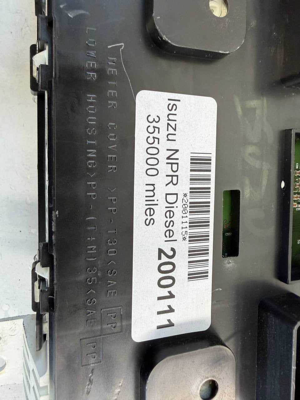Isuzu NPR XD Instrument Cluster Gauge Cluster IMSM-100M-E OEM Used