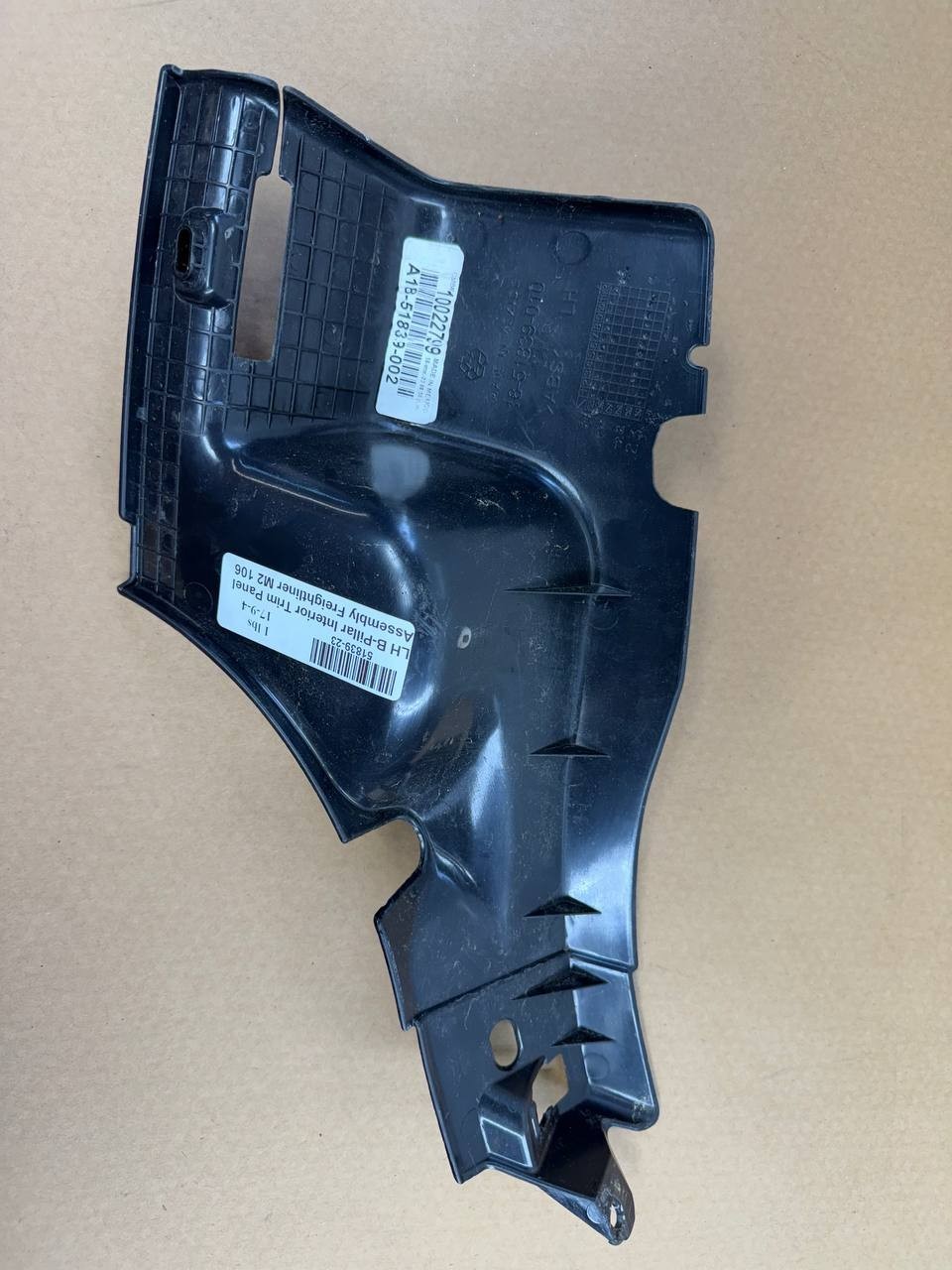 Freightliner M2 106 Driver Side B-Pillar Interior Trim Panel 18-51839-010 OEM