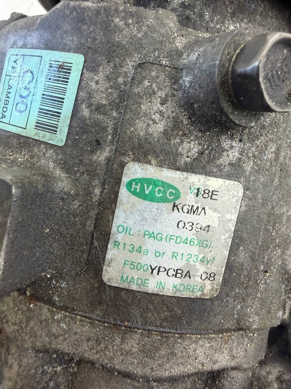 Kia Sedona 2016 A/C Air Conditioning Compressor F500YPCBA08 OEM Used
