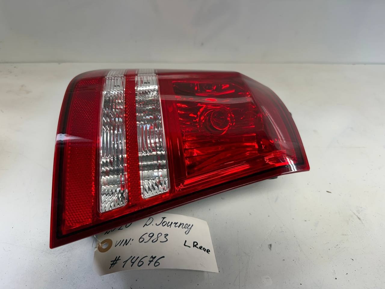 2020 Dodge Journey Left Rear Tail Light Lamp 08-A34-1921L-B OEM Used