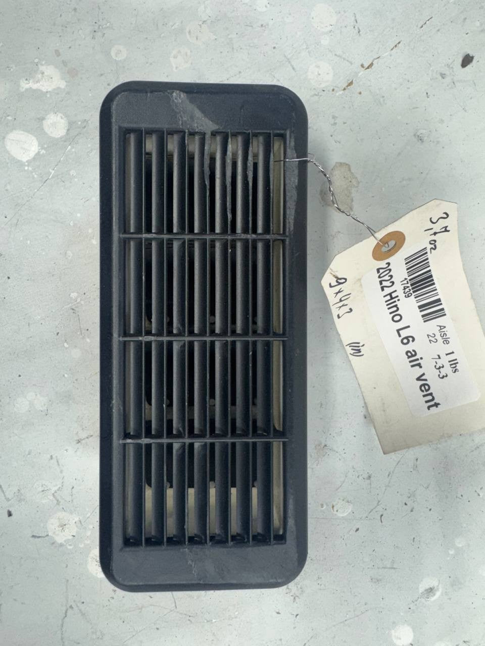 2022 Hino L6 Dashboard Air Vent Ventilation Grille OEM Used