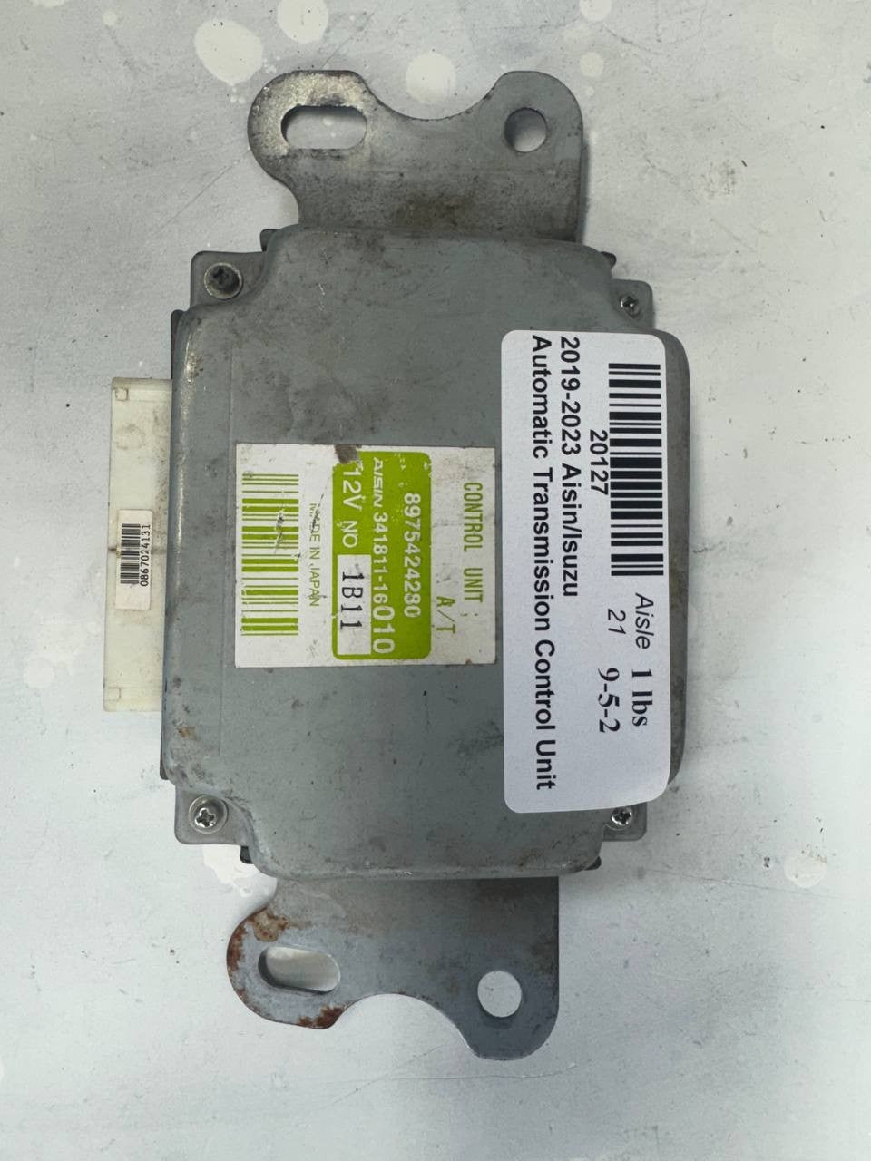 2019-2023 Aisin / Isuzu Automatic Transmission Control Unit TCM 8975424280 Used