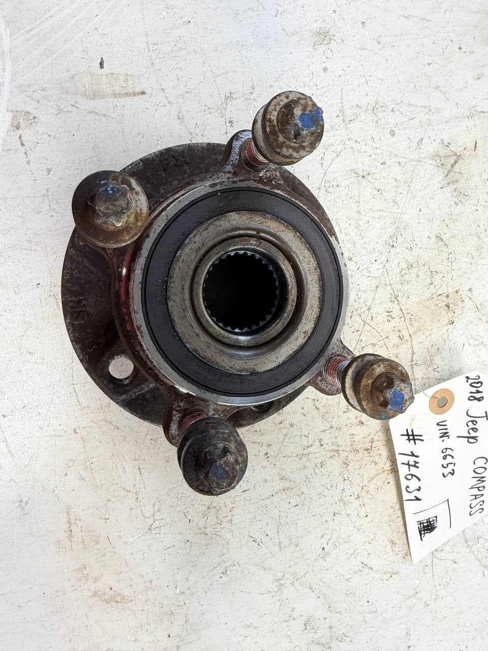 2018 Jeep Compass Wheel Hub Bearing Assembly OEM Used