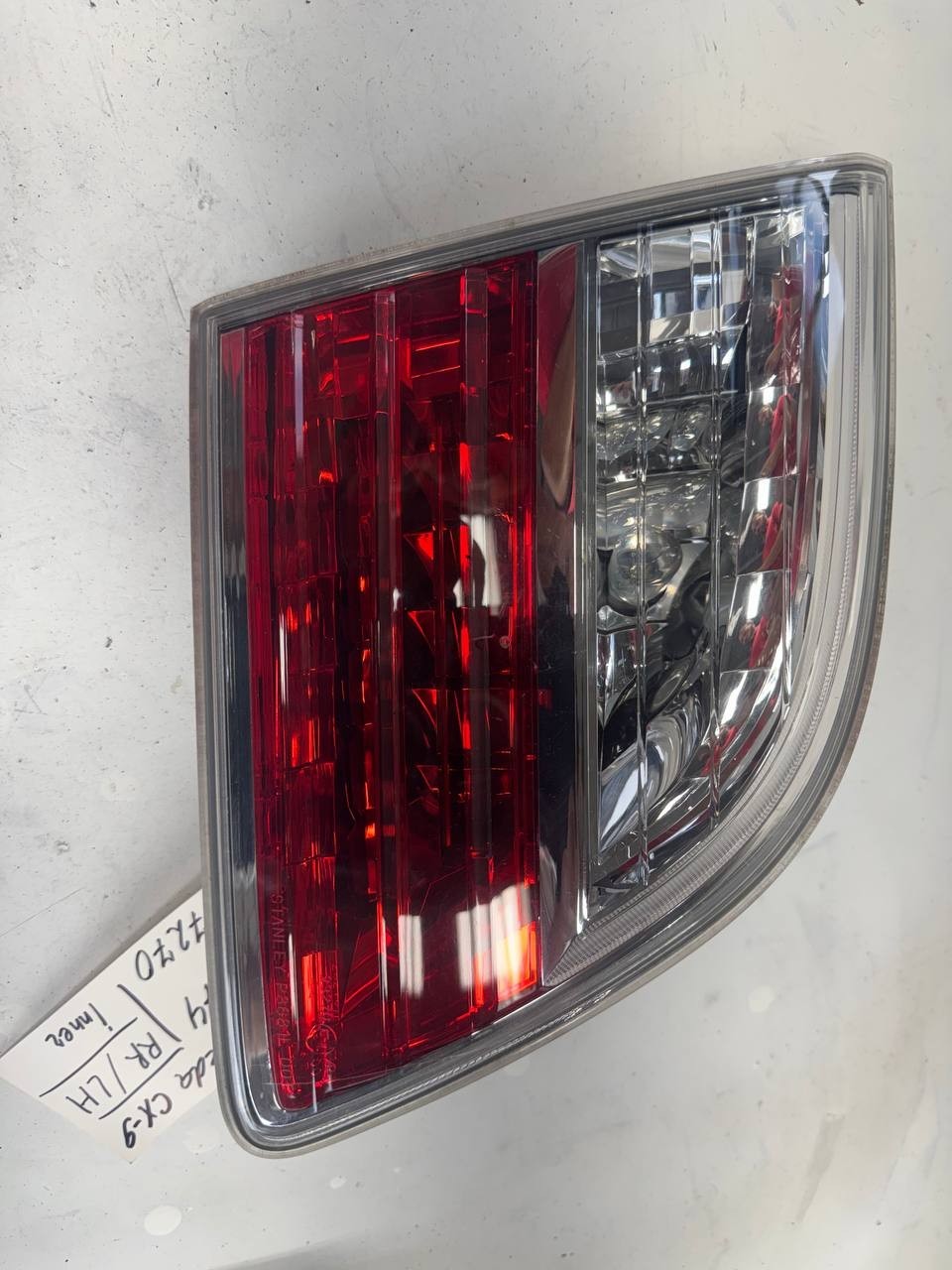 2012 Mazda CX-9 Right Rear Tail Light Lamp OEM Used