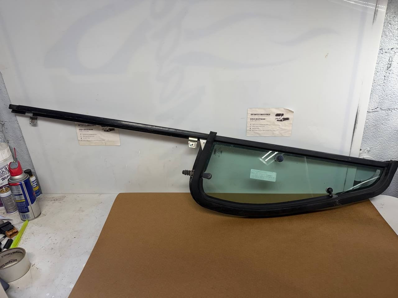 Freightliner RH Driver Door Vent Glass OEM
