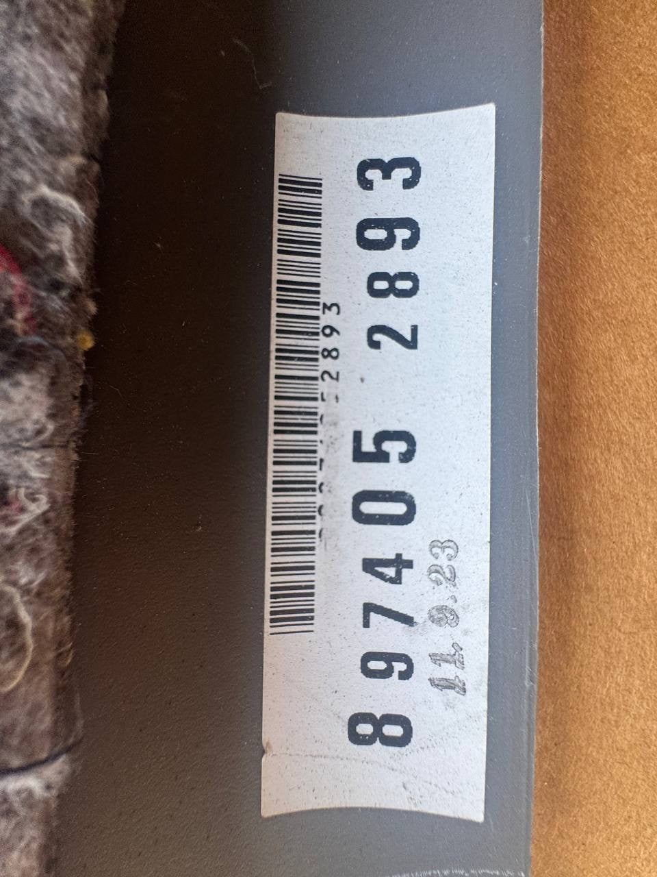 Isuzu NPR Cab Back Sound Insulation Silencer Mat OEM Used