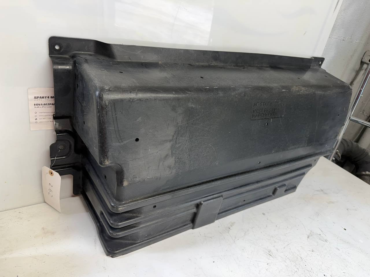 Isuzu NPR NPR-HD NQR Rear Cab Engine Compartment Cover Splash Shield OEM Used