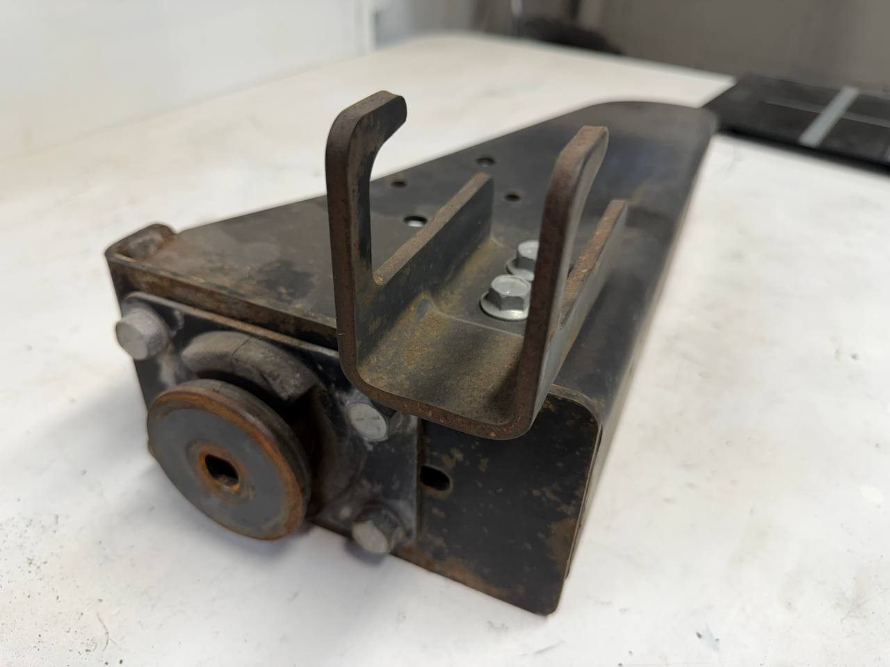 2019 Hino 155 Rear Cab Mount Support Bracket w/ Rubber Insulator OEM Used
