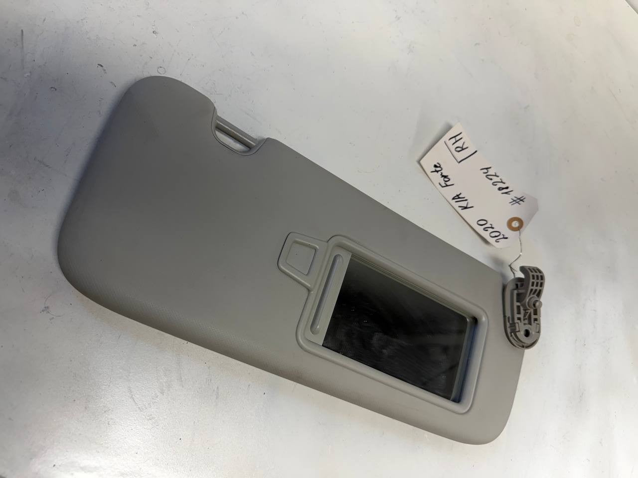 2020 Kia Forte Passenger Right Sun Visor RH OEM Used