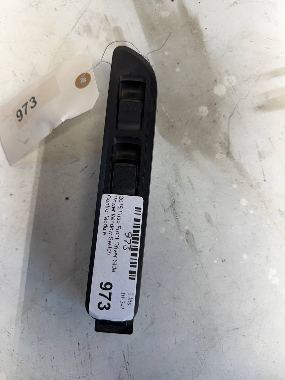 2018 Mitsubishi Fuso Front Driver Side Power Window Switch Control Module Used