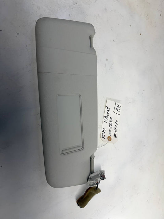 2020 VW Passat Passenger Right Sun Visor RH OEM Used